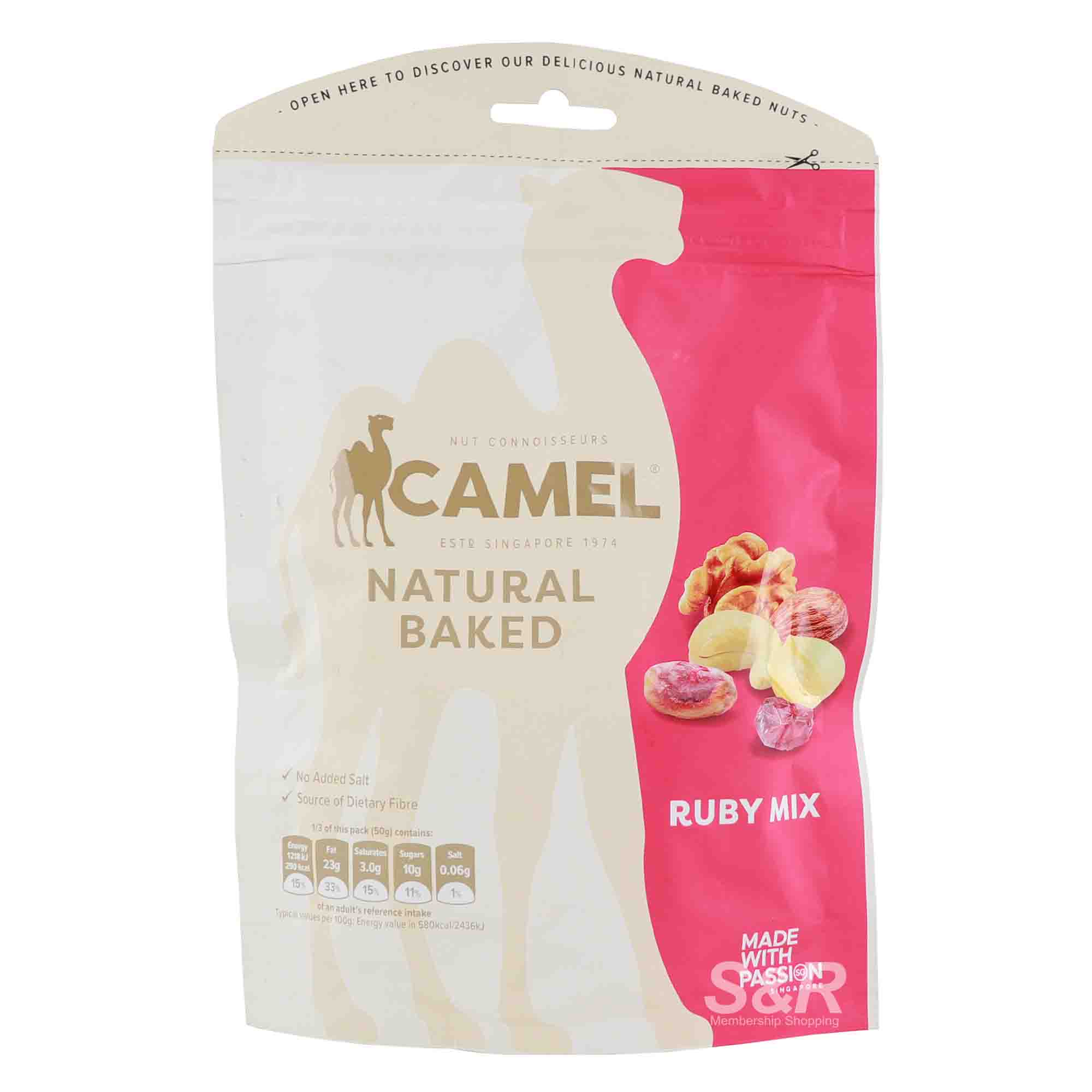 Camel Natural Baked Ruby Mix Nuts 150g Camel Natural Baked Ruby Mix Nuts 150g